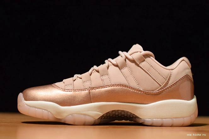 Cheap GS Air Jordan AH7860-105 Gold Rose Low 11 0812
